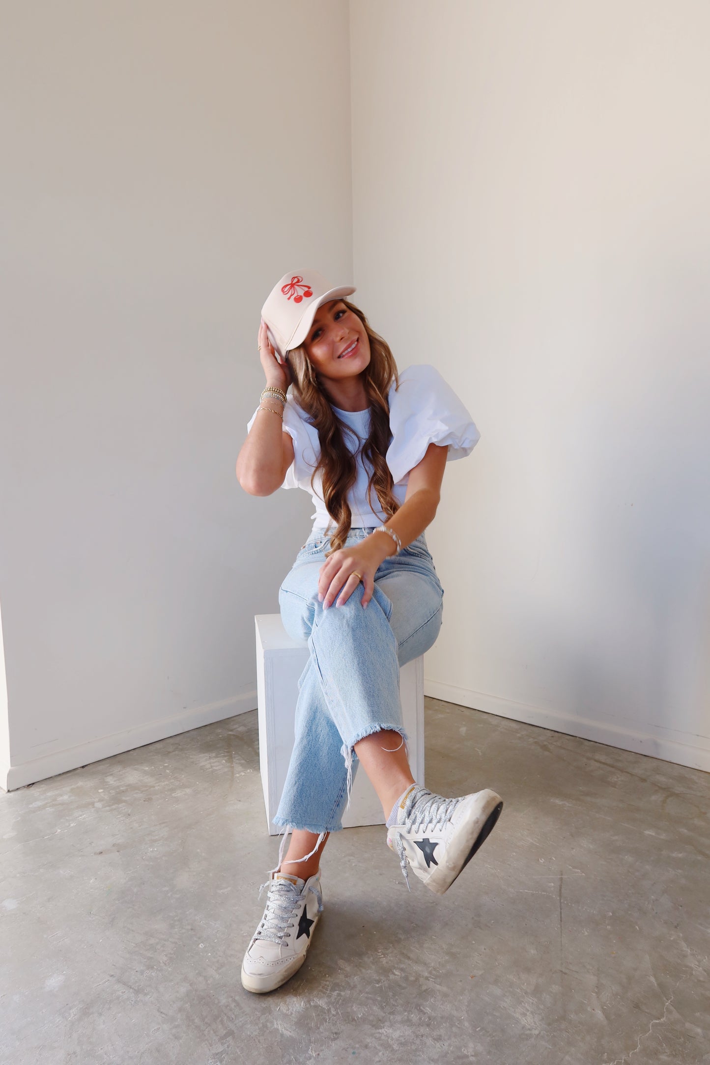 CHERRY BOW CAP