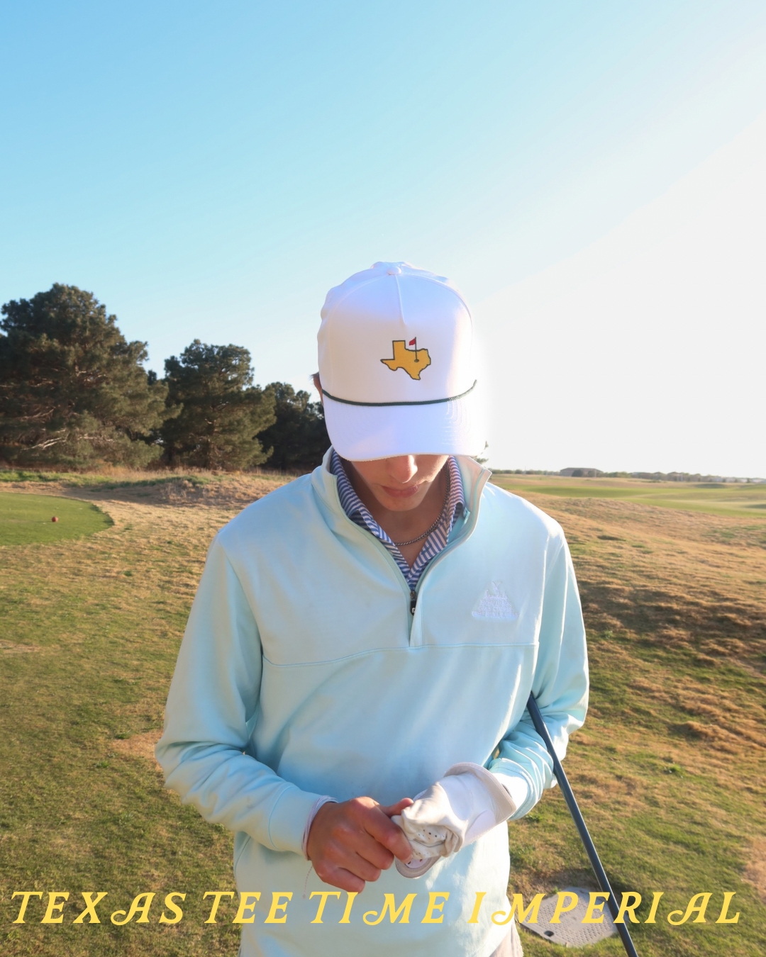 TEXAS TEE TIME IMPERIAL ROPE CAP