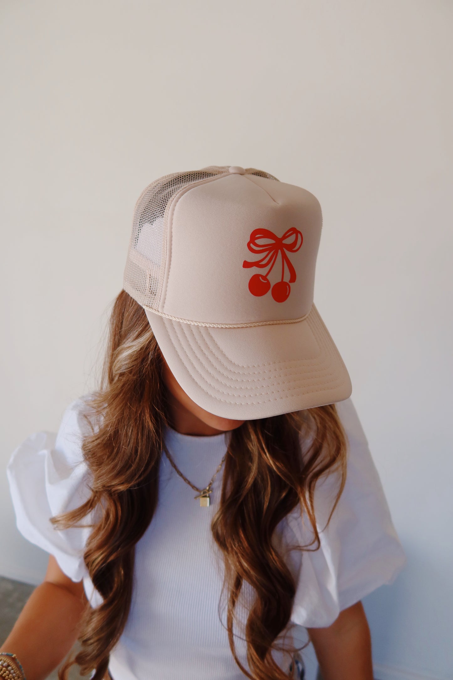 CHERRY BOW CAP