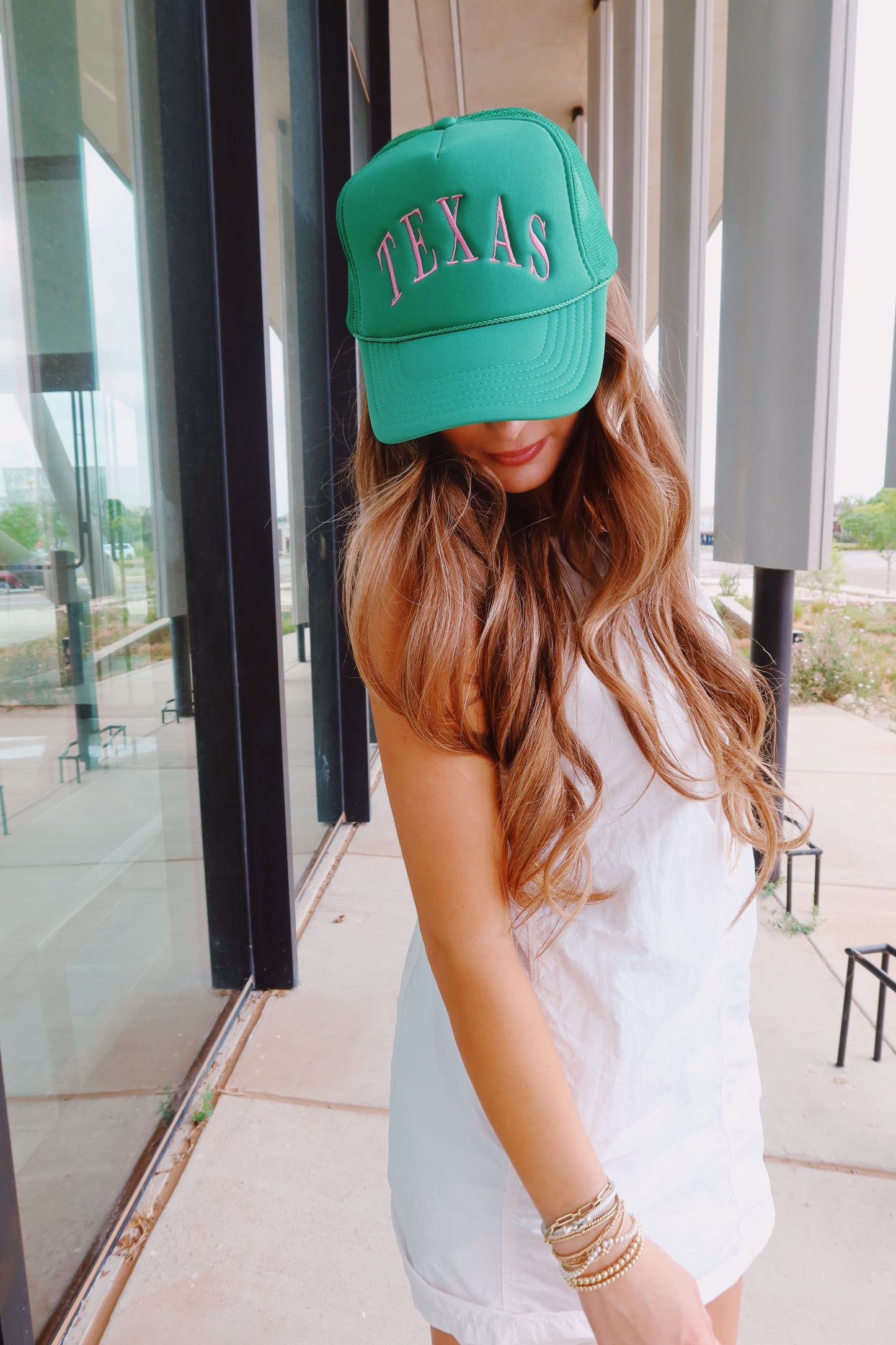 GREEN TEXAS CAP