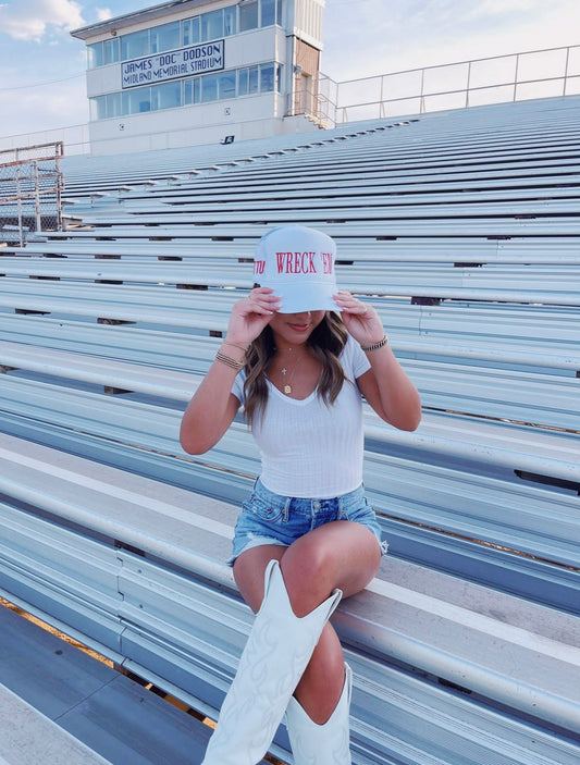WRECK 'EM TRUCKER HAT