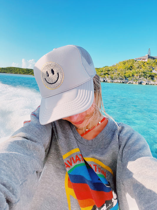 GRAY ON GRAY TRUCKER HAT ☻