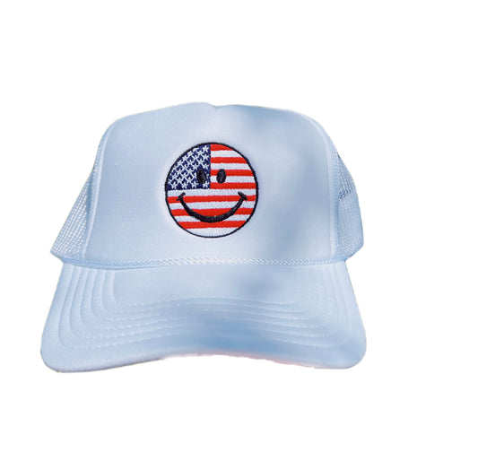 AMERICAN FLAG SMILEY FACE