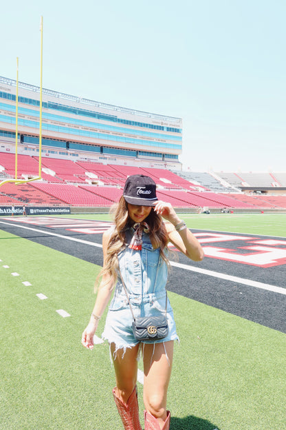 BLACK TEXAS CORDUROY CAP