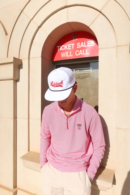LUBBOCK SCRIPT WHITE ROPE HAT