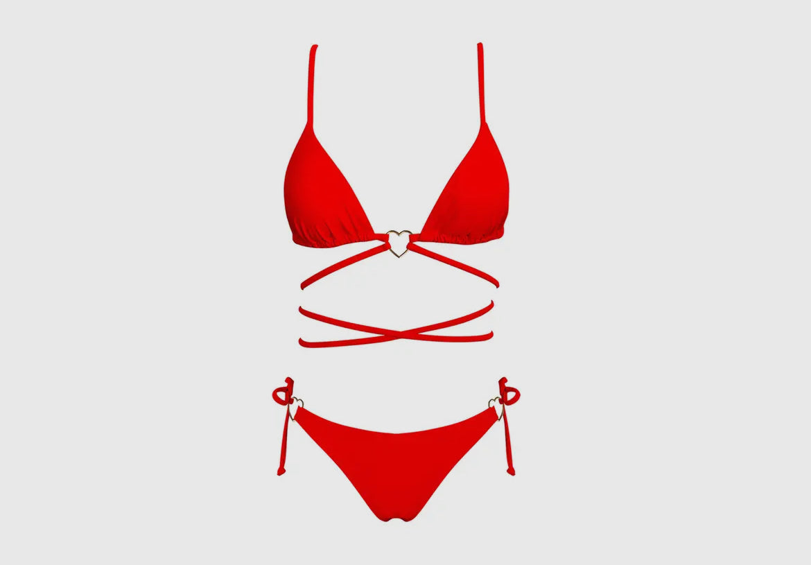 RED HEART BIKINI