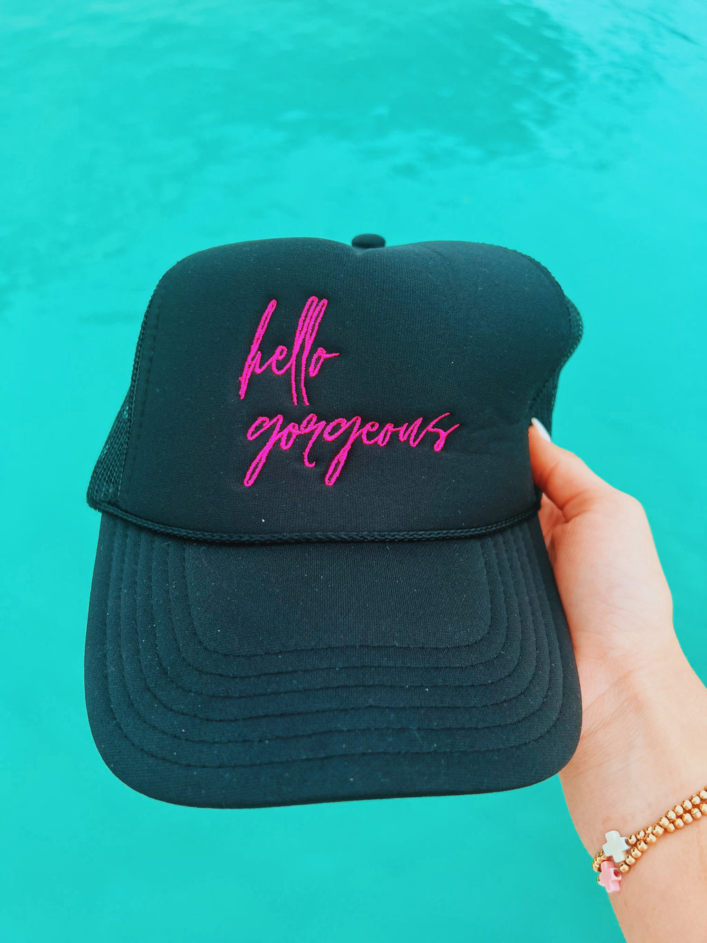 HELLO GORGEOUS TRUCKER HAT ☻